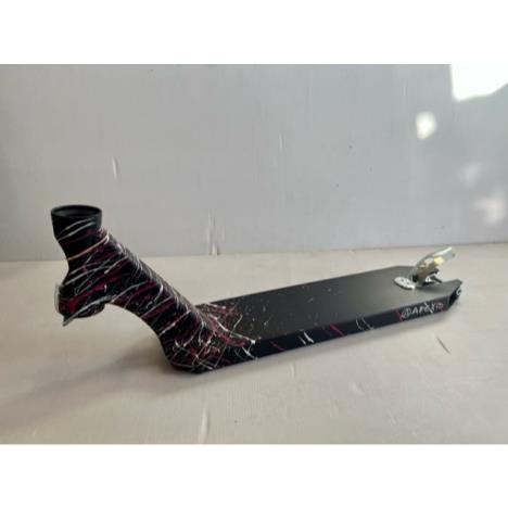 Apex Deck Black with Pink Splatter 18.1